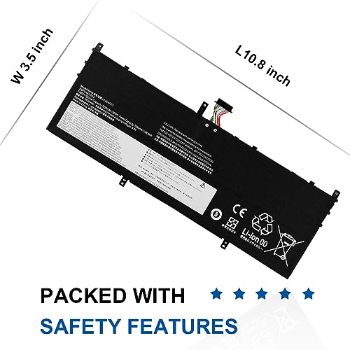 ANTIEE L19C4PD1 Laptop Battery for Lenovo Ideapad Yoga 6-13ARE05 6-13ALC6 Yoga C640-13IML LTE Series L19D4PD1 5B10U65274 5B10W67329 5B10U65275 5B10W67385 SB10W67395 SB10W67360 60Wh 7820mAh