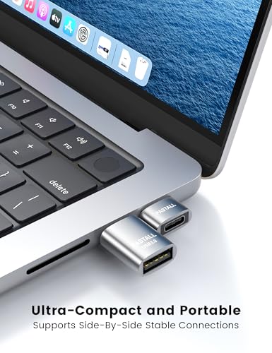 USB to USB C Adapter Combo 10 Pack,USBA to USBC OTG Adapter,Sliver | USB to USBC Adapter,Compatible with MacBook Pro/Air,for iPhone 17/16/15 Pro Max,iPad,Samsung Galaxy S23/S24/S25 - color: Sliver