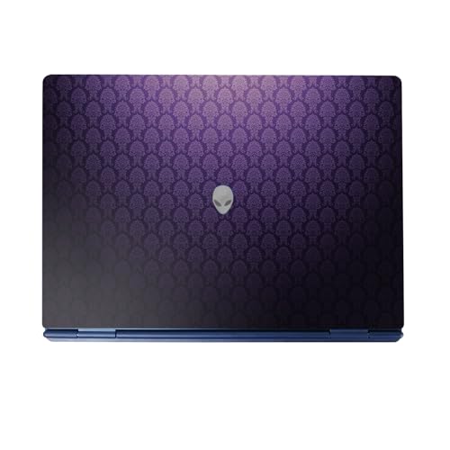 Laptop Skin Compatible with Alienware 16/16X Aurora (2025) - Antique Purple - Premium 3M Vinyl Protective Wrap Decal Cover - Easy to Apply | Crafted in The USA by MightySkins - color: Antique Purple, size: 16/16X Aurora (2025) Full Cover Skin, style: Matt