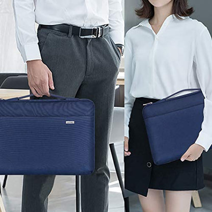 LANDICI 15.6-16 Inch Protective Laptop Sleeve with Handle, Blue | Waterproof computer cover for MacBook Pro 16 M1-M4 2019-2025 and 15.6-16 inch HP, Dell, Lenovo, Acer and ASUS laptops - color: Blue, size: 15.6-16 inch