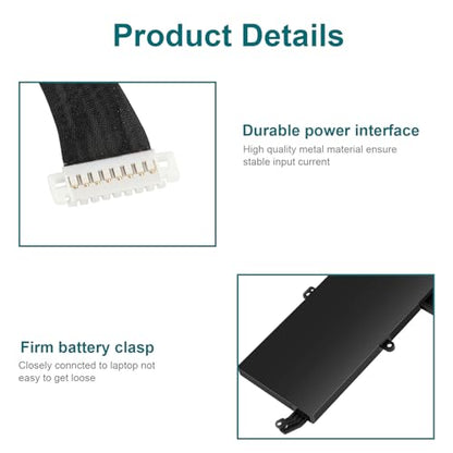 Futurebatt C41N1908 Battery Replacement for Asus ROG Zephyrus G14 GA401II GA401IV GA401IH GA401IU GA401IV GA401IV-BR9N6 GA401Q GA401QH GA401QM - size: C41N1908 14.17*4.33*1.02in
