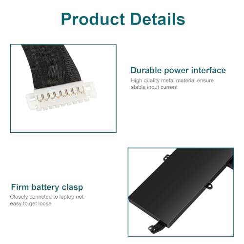 Futurebatt C41N1908 Battery Replacement for Asus ROG Zephyrus G14 GA401II GA401IV GA401IH GA401IU GA401IV GA401IV-BR9N6 GA401Q GA401QH GA401QM - size: C41N1908 14.17*4.33*1.02in