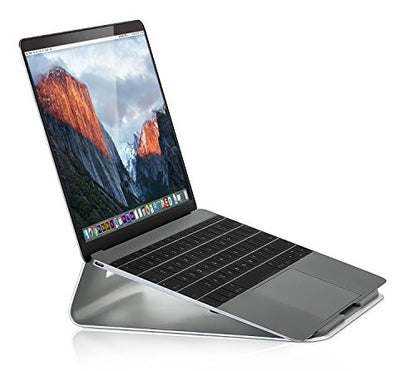 Mount-It! Tilted Laptop Riser for MacBook and iPad Pro - Ergonomic Laptop and Tablet Wedge - Notebook Cooling Stand for MacBook Pro, Chromebook, iPad Pro, Drawing Tablets with 11"-15" Screens