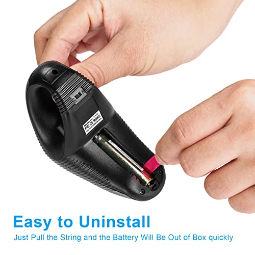 welspo Wireless USB Handheld Finger Trackball Mouse for Laptop Mac Window Computer