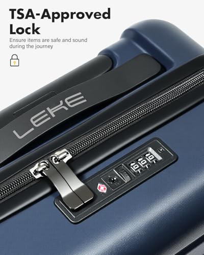 Lekesky 16 Inch Underseat Carry On Luggage Airline Approved, A-Blue | Durable ABS, Small Underseat Carry-on Luggage with TSA Lock Spinner Wheels, Personal Item Luggage Removable Wheels for Travel - color: A-Blue, size: 16 Inch