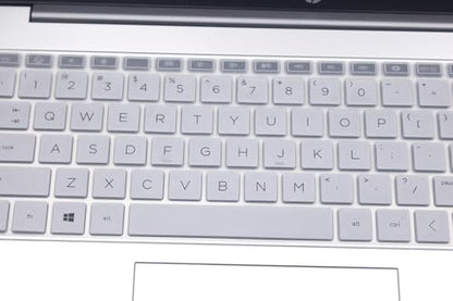 Keyboard Cover Compatible for 15.6" HP Laptop 15-fc 15-fd 15t-fd Series, HP Pavilion 15 15-eg/eh/er 15t-eg200/eg300 15z-eh300 Series, HP Pavilion 17z 17z-cp000 17z-ca200 17-cn 17-cp Series (Silver) - color: Silver