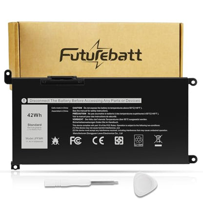 Futurebatt JPFMR Laptop Battery Replacement for Dell Chromebook 3100 3400 2-in-1 5488 5493 5593 P90F Series Notebook 0JPFMR 7MT0R 7MTOR 16DPH 7T0D3 07T0D3 DN33X RDNP5 65N6H - size: JPFMR 8.94*4.96*0.71in