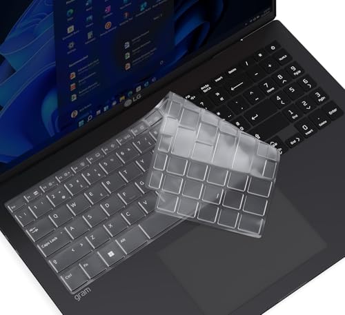 Keyboard Cover for 16" LG Gram 16Z90U 16T95TP 16U55U 16Z90T 16Z90S 16Z90SP 16T90SP 16Z90Q 16Z90P 16Z90R 16T90R 16T90Q 16T90P Laptop, LG Gram 16 Pro Keyboard Skin Protector - TPU - size: Gram 16