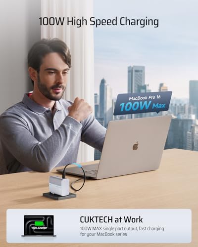 CUKTECH 15 Ultra 140W 20000mAh Power Bank+ 100W USB C 3-Port Charger Combo, Multi-Device Fast Charging, Portable Laptop Charger for MacBook Pro/Air, iPhone 16/15/Pro, Samsung Galaxy, Pixel, and More
