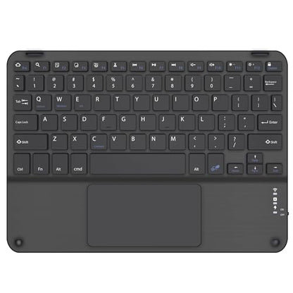 BoxWave Keyboard Compatible with Samsung Galaxy Z Flip7 - SlimKeys Bluetooth Keyboard with Trackpad, Portable Slim TouchPad - Jet Black