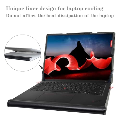 Protective Case for HP OmniBook Ultra Flip 2-in-1 14-fhXXXX 14-fh0047nr 14t-fh000/ENVY x360 14 14-fcXXXX 14t-fc000/ENVY x360 14 14-faXXXX 14-fa0047nr/LG gram 14 2-in-1 14T90S,Black - color: Black