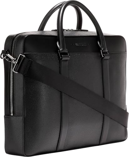 Cole Haan Men's Triboro Leather Briefcase - color: Black