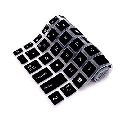 Silicone Keyboard Cover for ASUS VivoBook S14 S433 S435 M433 M413 X413 K413, VivoBook Flip 14 TM420IA/UA K, ZenBook 14 UX435 Q407IQ,for Asus 14" E410 L410 ZenBook 14 UX435EG Q407IQ, Black - color: Black