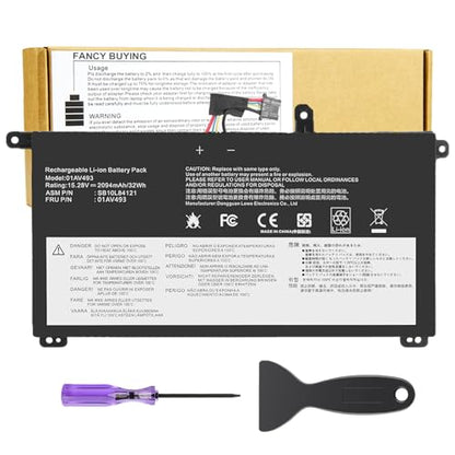 Fancy Buying T570 00UR891 00UR892 01AV493 Laptop Battery Replacement for ThinkPad T570 T580 P51S P52S Series 00UR890 00UR892 SB10L84121 SB10L84122 SB10L84123 - size: 6.7*3.4*0.18inch