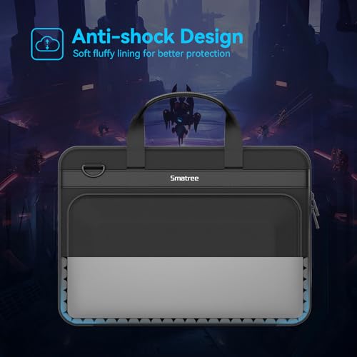 Smatree Heavy Duty Hard Case for 18 inch MSI/Razer/Acer | for 18 inch MSI Stealth 18AI Studio A1V 2025/Stealth 18HX A2W 2026,Razer Blade 18,Razer Blade 17,Acer Nitro 16,(A800XL)