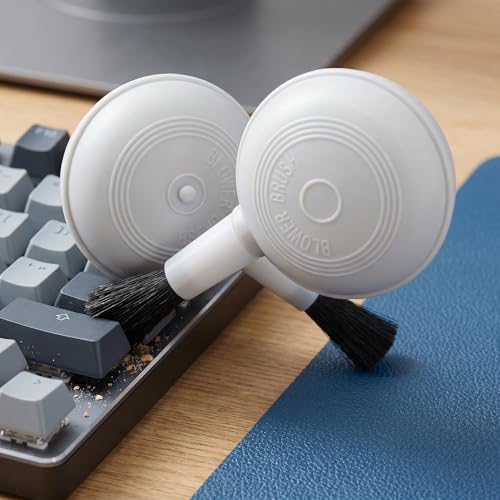 Holibanna 10pcs Camera Cleaning Air Blower Brush Kit with Detachable Soft Brush Attachment for Lens Sensor Dust Removal Electronics Screen and Keyboard Cleaning Portable and Design