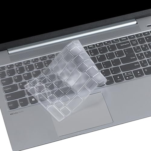 MUBUY Keyboard Cover for Lenovo IdeaPad 1/IdeaPad 1i 15.6 inch Laptop 15ADA07 15IAU7 15ALC7 15IJL7, New Lenovo IdeaPad 1 15IGL7 15.6 Lenovo V15 Series 15.6" US Keyboard Skin-TPU - color: TPU