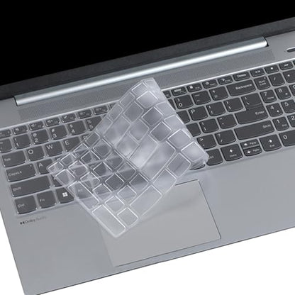 MUBUY Keyboard Cover for Lenovo IdeaPad 1/IdeaPad 1i 15.6 inch Laptop 15ADA07 15IAU7 15ALC7 15IJL7, New Lenovo IdeaPad 1 15IGL7 15.6 Lenovo V15 Series 15.6" US Keyboard Skin-TPU - color: TPU