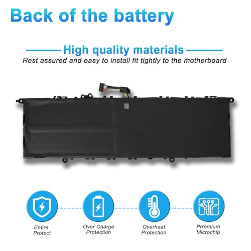 L19D4PH3 L19C4PH3 Laptop Battery Replacement for Lenovo Ideapad Yoga Slim 7 Pro 14ARH5 14ITL5 14IHU5 14ACH5 14IHU5 14IAP7 14IAP7 14ARH7 14IAH7 Series L19M4PH3 SB10Z49515 SB10Z49516 SB10Z49517 61Wh - size: 10.24*3.74*0.20inch L19D4PH3