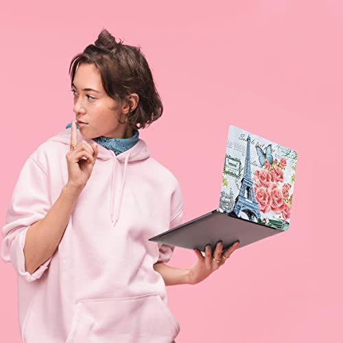 Laptop Skin Sticker,13.3 14 15 15.4 15.6 inch Laptop Skins,Universal Vinyl Decal,Dustproof Scratch Resistant Reusable Cover Protector with Free 2 Wrist Pads (Butterfly 3) - color: Butterfly 3