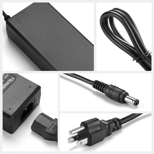 Facmogu 12V 8A AC to DC Converter Power Adapter, 96W AC 100-240V to DC 12V Transformer Desktop Regulated Power Supply, 3 Pin 6.7ft Switching Power Cord for LED Strip Light 5.5mm x2.5mm & 2.1mm Plug - size: 12V 8A (2 Prong Plug)