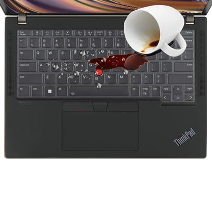 Keyboard Cover for Lenovo Thinkpad X13 Gen 5/4/ 3, Thinkpad X13 Yoga Gen 4, Thinkpad X13s Gen 1, Thinkpad X1 Nano Gen 3 13.3" Ultra Thin Keyboard Protective Skin-TPU