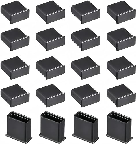 20Pcs Black PE USB 2.0 Port Anti-Dust Stopper Cap Cover for USB, Charging, Data Cables; Dust-Proof, Easy to Use - size: USB-2.0