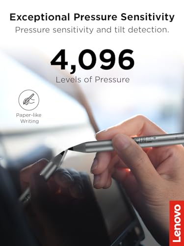 Lenovo USI Pen 2 Magnetic for Chrome OS, Precision Tilt Feature Stylus Pencil, AAAA Battery, USI 2.0 Compatibility, Perfect for Students, Professionals, and Creatives, Storm Grey - style: USI 2 Magnetic
