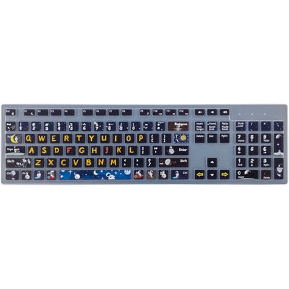 Keyboard Cover for Dell KM636 KB216 KB216t/d/p Keyboard, Dell Optiplex 3050 3240 5250 5460 7450 7050, Inspiron Desktop 3475 3477 3670 5400 5490 7700 7790 (Spaceman) - color: Spaceman