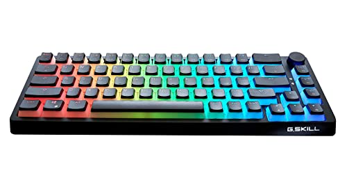 G.SKILL KM250 RGB 65% (67-Key) Mechanical Keyboard, PBT Dual Injection Keycap (Black)