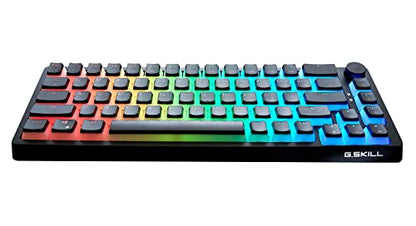 G.SKILL KM250 RGB 65% (67-Key) Mechanical Keyboard, PBT Dual Injection Keycap (Black)