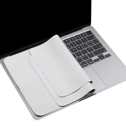 Microfiber Liner Cleaning Cloth 15" 16" MacBook Air/MacBook Pro Screen Keyboard Imprint Protection, Keyboard Protector Compatible with MacBook Air 15.3" /MacBook Pro 15"/MacBook Pro 16" - color: Grey（1 Pack）, size: 13.19" x 8.66"