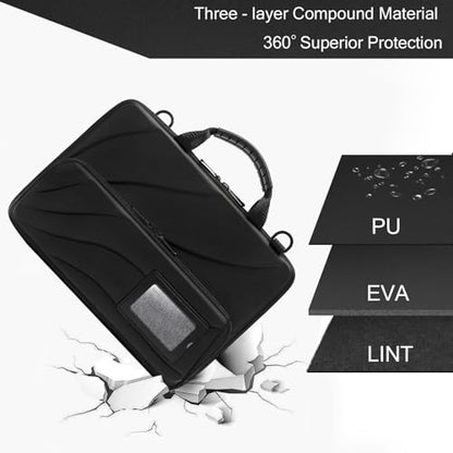 Laptop Case Hard Shell Bag,14.2-15.6 Inch, Laptop Sleeve Compatible with MacBook Air/Pro 13/Pro 14,HP Dell Acer, Laptop Travel Case,Computer Bag Carrier Protective with Shoulder Strap & Webcam Cover - size: 14.2-15.6 inch