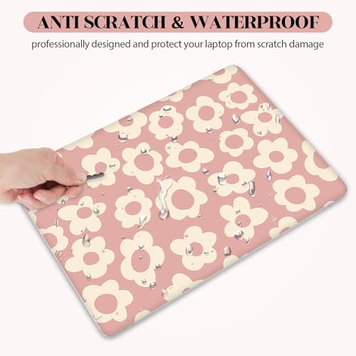 Pink Floral Laptop Skin Sticker Cover Decal, 12 13 13.3 14 15 15.4 15.6 inch Laptop Notebook Vinyl Skin Sticker Cover Personalized Art Protector - color: Pink Floral Flower