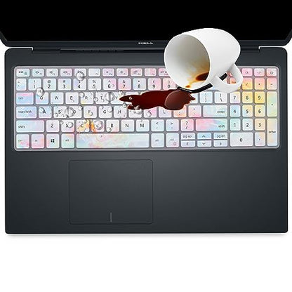 Keyboard Cover for 2022 2021 Dell Inspiron 15 17 5501 5502 5505 5508 5584 5590 5593 5598 7000 7500 7590 7591 7501 7506 7706 7790 Vostro 3501 3502 3505 5501 5502, 7590 5590, Inspiron 15 3000 5000 7000 - color: Colors