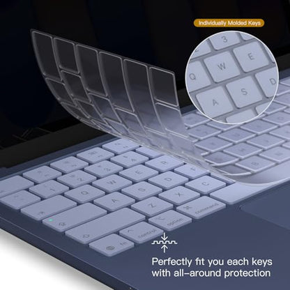 CaseBuy Keyboard Cover Skin for 2026 MacBook Neo 13-inch A18 Pro A3404 | MacBook Neo 13" Accessories Protector, Invisible Protection, Spill & Dust Resistant TPU Protector, US Layout, Clear - size: Macbook Neo 13"(2026 with Touch ID)