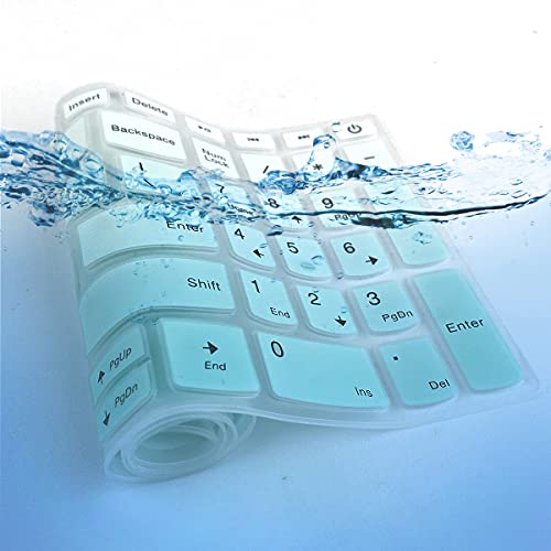 MUBUY Keyboard Cover for Lenovo IdeaPad 3 15 15.6 17.3 |Lenovo Yoga C740 C940 15.6 |Lenovo Ideapad 320 330 330s 340s 520 S540 720s 130 S145 L340 S340 V330 V130 |ThinkBook 15 -Mint Green - color: MintGreen