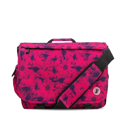 J World New York Thomas Laptop Messenger Bag for Women & Men. Kids Computer Bookbag - color: Bellis