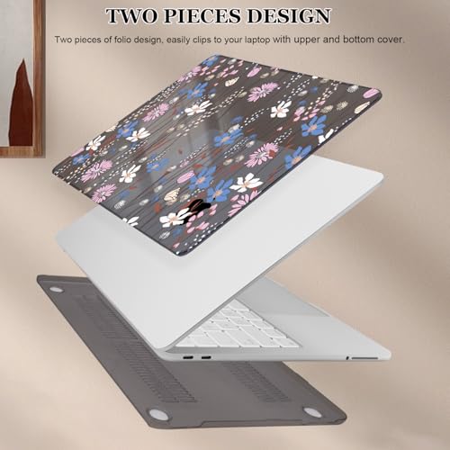 Compatible with MacBook Neo 13 inch Case 2026 (Model A3404), Printed Pattern Hard Shell Laptop Case with Keyboard Cover & Screen Film, Slim Plastic Protective Cover, Flower238 - color: Flower238