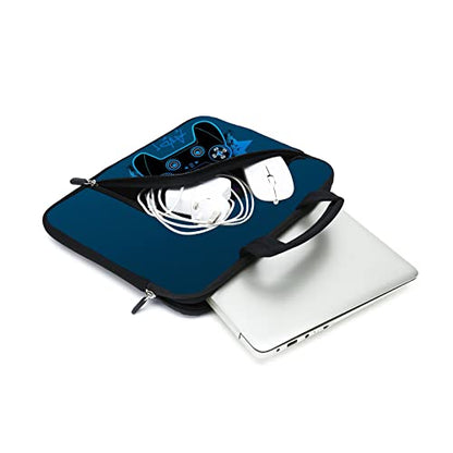 Laptop Sleeves 14-15.6 Chromebook Case Ultrabook Case Notebook Sleeve Handle Sleeve for Men Women, Two Pockets (XM-3-16) - color: XM-3-16