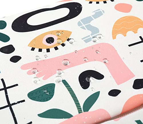 360° Protective Laptop Sleeve Case Bag with 3 Pockets,Handle,Luggage Strap for MacBook Pro 14 inch and 14 inch-14.4 inch Screen Laptop (Garden) - color: Garden(3 pockets), size: 14 inch-14.4 inch