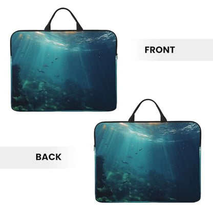 14 Inch Laptop Sleeve Case Waterproof Lightweight Laptop Case Bag Sea Travel Laptop Bags With Handle Briefcase Messenger Bag For Women Men