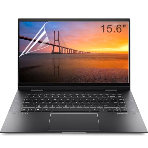 2 Pack 15.6 Inch Screen Protector for HP Envy X360 15.6/HP Pavilion 15.6/HP ProBook 15.6/EliteBook 15.6/HP OMEN 15.6, 5H Anti Scratch, 15.6 High Definition Crystal Clear Screen Protector (345x194mm) | HP Envy X360/Pavilion/ProBook/EliteBook/OMEN 15.6, 5H,