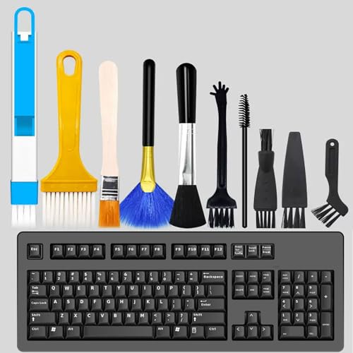 10PCS Digital Cleaning Brush Tool Set, Suitable for dust Removal of Keyboards, laptops, Mobile Phones, etc., Combination