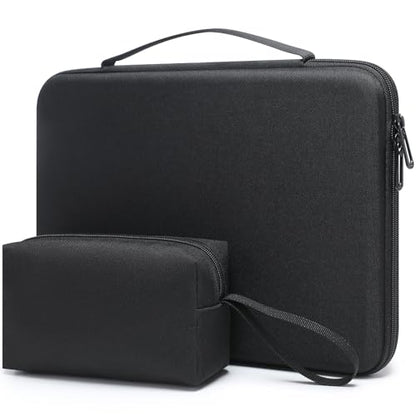 HYZUO 17-17.3 Inch Hard Shell Laptop Case Sleeve, Black | for 17" 17.3" HP/Dell/ASUS/Acer/Lenovo/LG/Toshiba/MSI Gaming Laptop/Razer Blade 17/18, Notebook Protective Cover Men Women - color: Black, size: 17-17.3 Inch