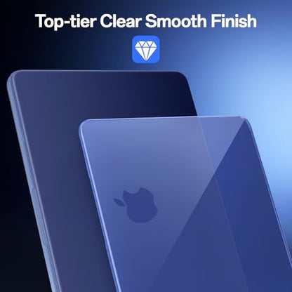 Case Compatible with MacBook Neo 13 inch Laptop 2026 (Model A3404), Scratch Resistant Protective Hard Shell Cover, Crystal Indigo - color: Crystal Indigo