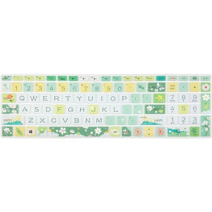 Keyboard Cover for HP Envy x360 15m-bp/bq /2020 2019 HP Pavilion 15/ HP Pavilion x360 15.6” Series/HP Envy 17 17.3" Series/HP Laptop 15t 17t 17-ca0011nr 17-by0040nr, Spring Flowers - color: Spring Flowers