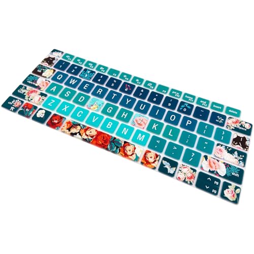 Silicone Keyboard Cover Skin for Dell Latitude 3000 3340 13.3"(2023)/ 5320 5330 5340 5350 13.3"/ 7320 7330 7340 7350 (Rose) - color: Rose
