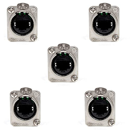 D R Series RJ45 NE8FDP Panel-Mount Connector (N8FDP_5Pack) - size: N8FDP_5Pack