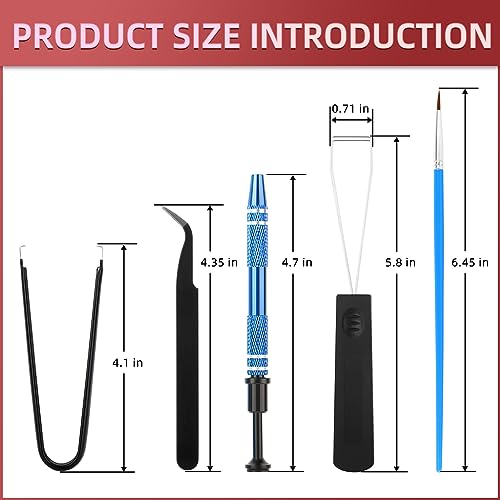 RUNJRX Keyboard Lube Kit JRX 205G0 0.53oz/15g for Mechanical Keyboard Switch Lube, Keyboard Removal Tool with Keycap Puller,Switch Puller,Tweezers(6 Pcs) - style: Lube Kit-M